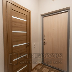Дверь DUPLEX  (Дуб золотой,стекло Мателюкс)